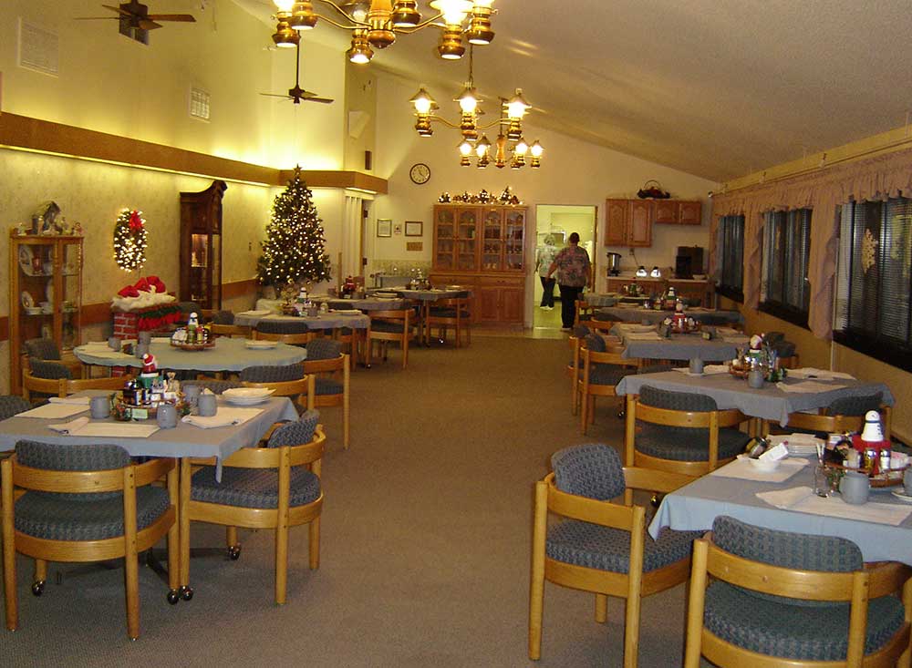 Dining Area at Greenfield Retirement Home