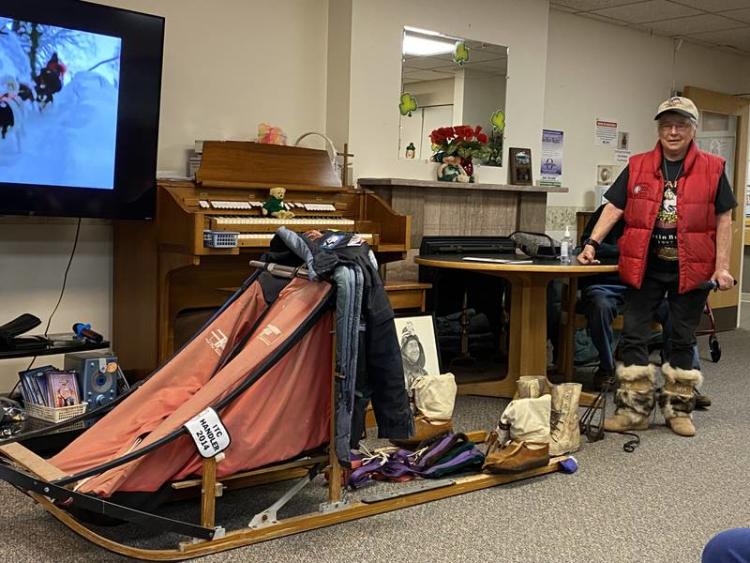 Greenfield Retirement Home learns about Alaskan Iditarod